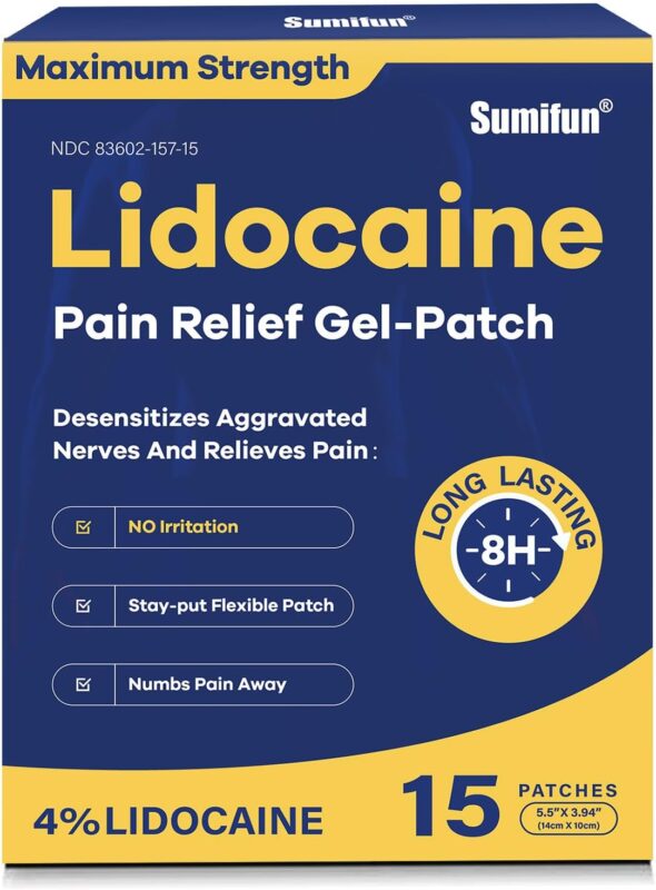Sumifun 4% Lidocaine Pain Relief Patches